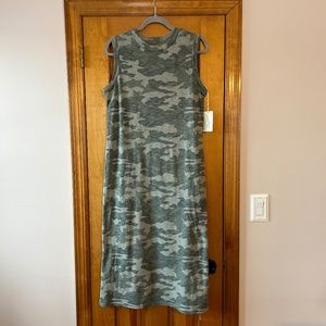 NWT Vintage Thread Camo Maxi Dress